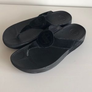 Fitflops black, women size 9